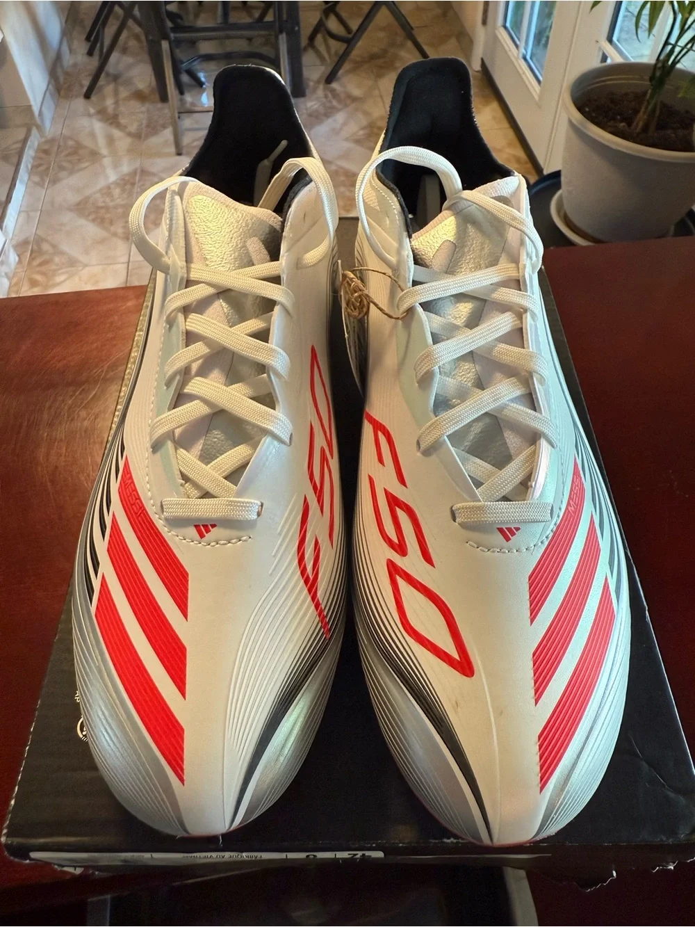 New Mens 8.5 Adidas Messi F50 Pro Fg Soccer Cleats Futbol Rare Shoes JP7461